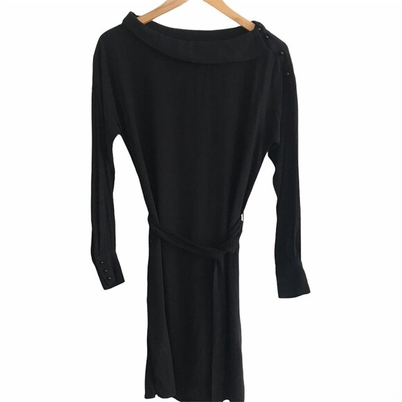 Minimum Long Sleeve boat collar button detail dress Euro 36/Small NWT - Picture 11 of 16